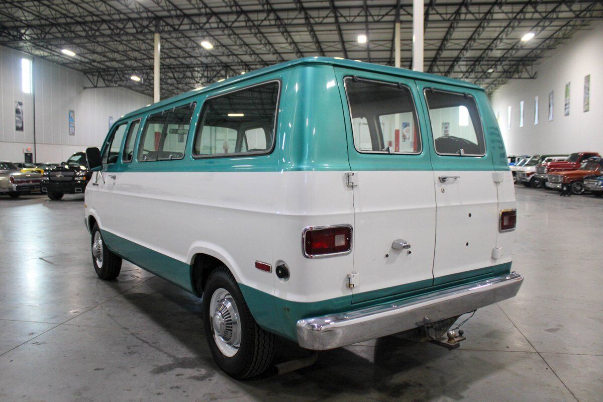 Dodge-D-300-Van-1976-Teal-Green-115527-3