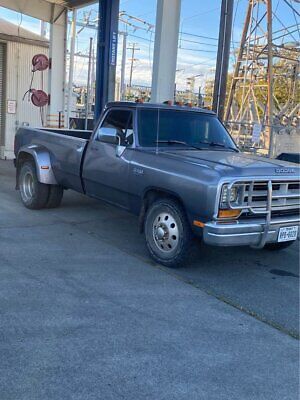 Dodge-D350-Pickup-1989-Gray-Gray-130357-1