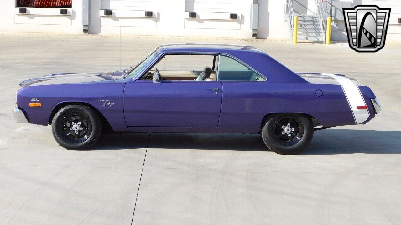 Dodge-Dart-1973-Purple-Tan-51077-4