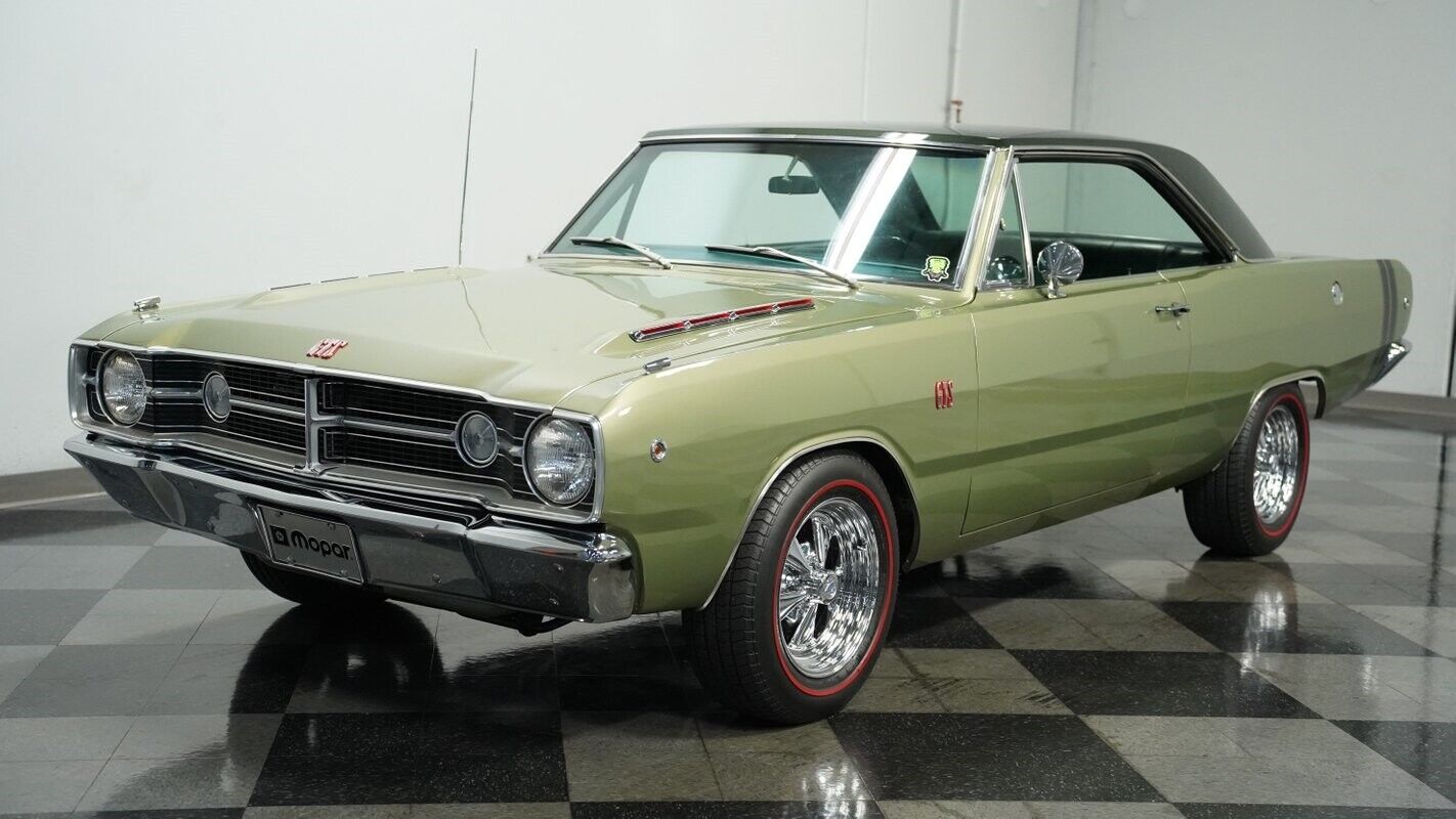 Dodge-Dart-Coupe-1968-Green-Green-120878-5