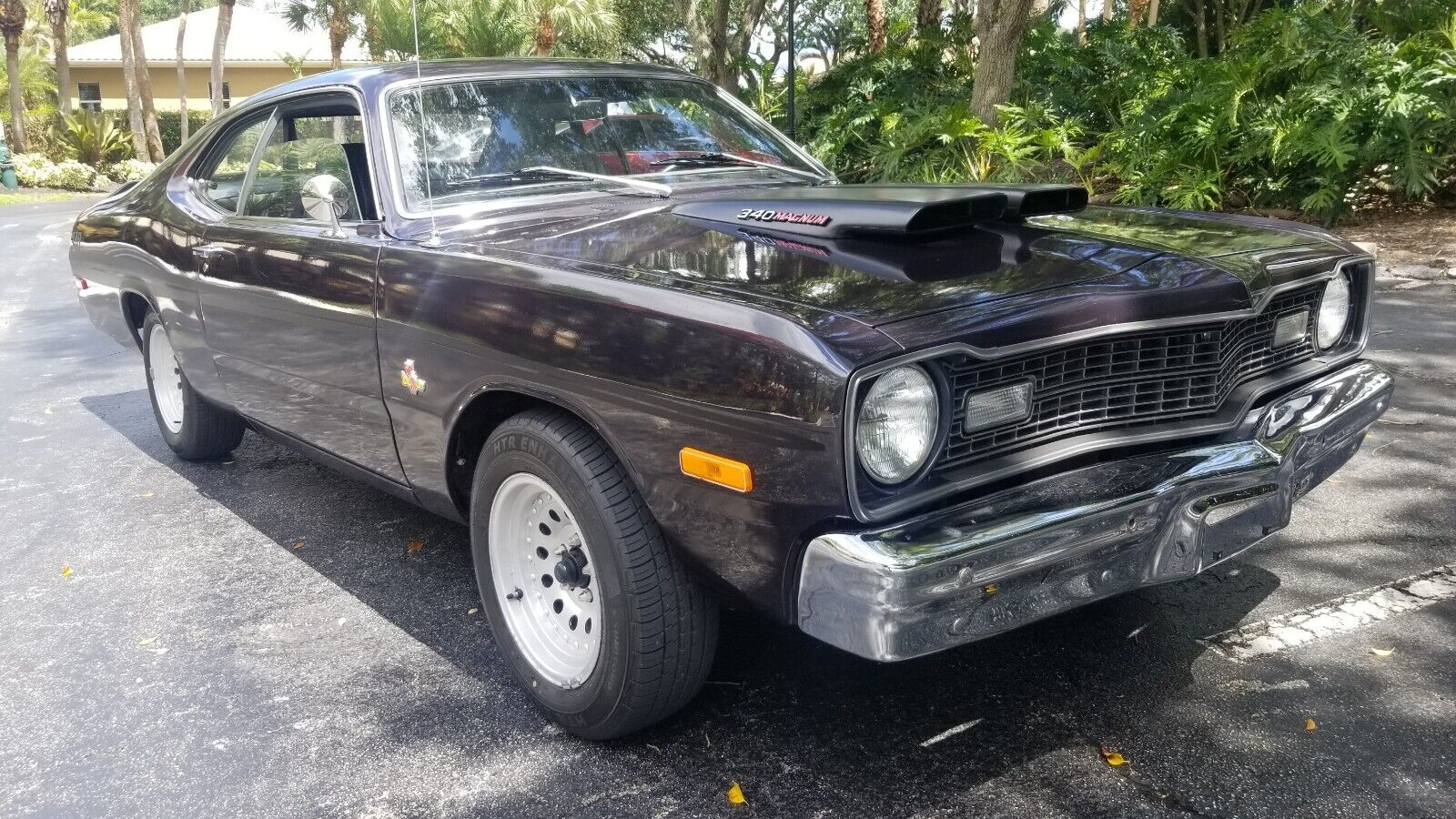 Dodge-Dart-Coupe-1973-Gray-Black-99999-12