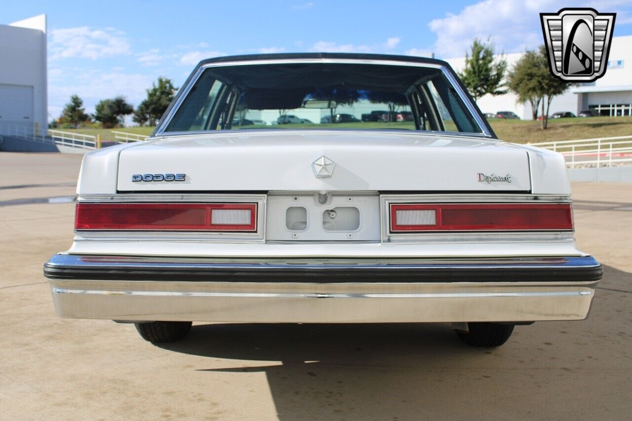 Dodge-Diplomat-Berline-1984-White-Gray-78459-6