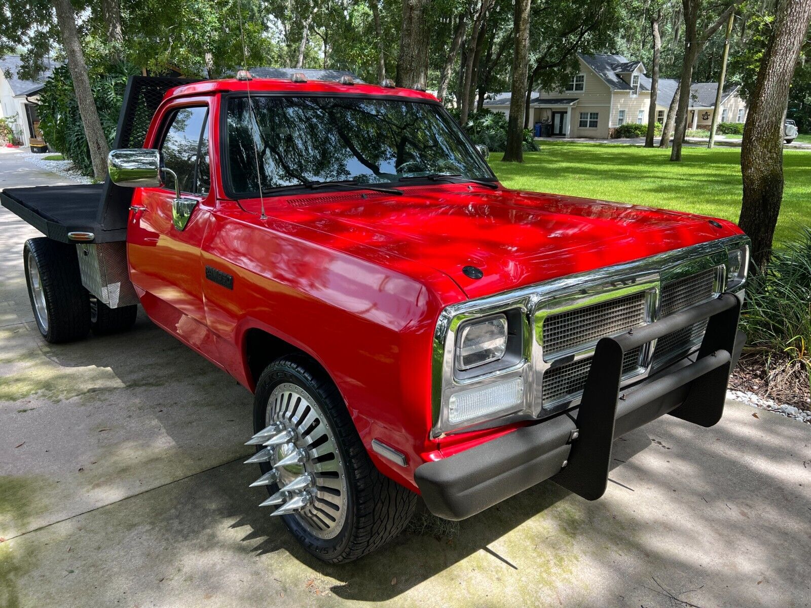 Dodge-Other-Pickups-Pickup-1991-Red-Black-8047-1