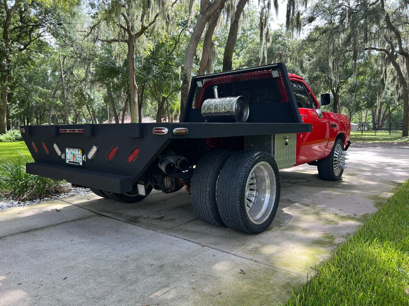 Dodge-Other-Pickups-Pickup-1991-Red-Black-8047-13