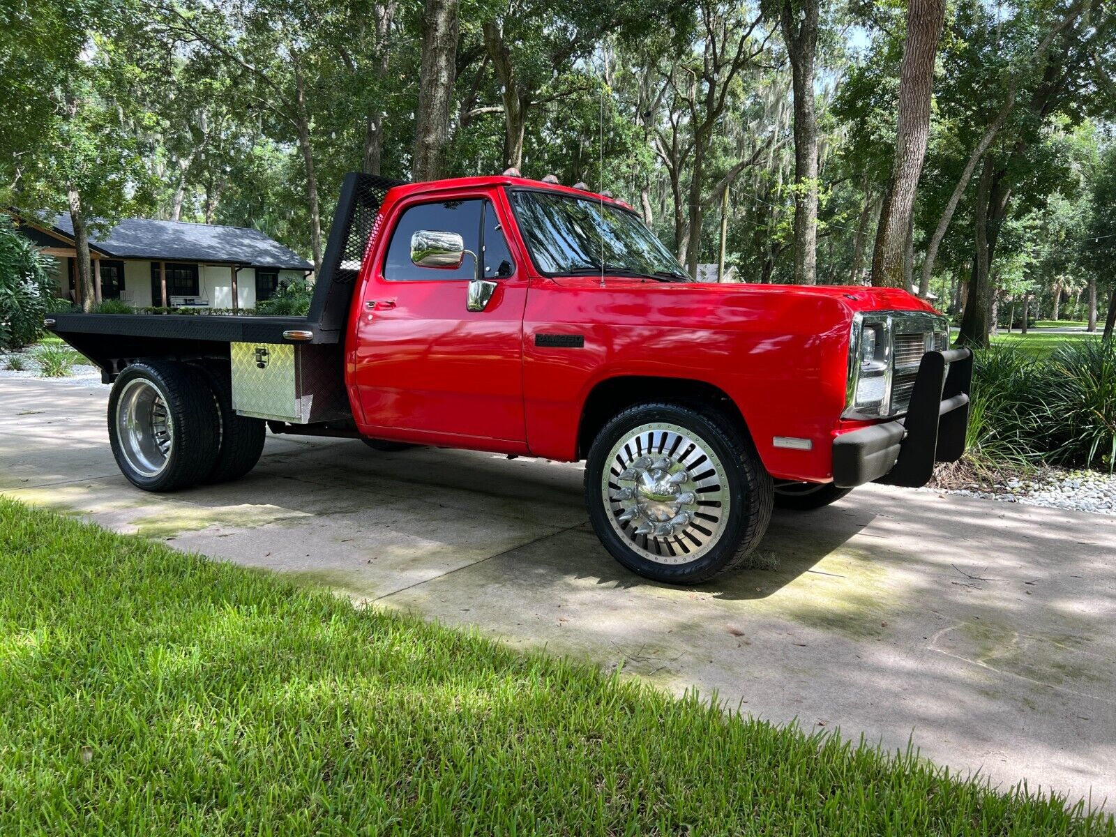 Dodge-Other-Pickups-Pickup-1991-Red-Black-8047-3