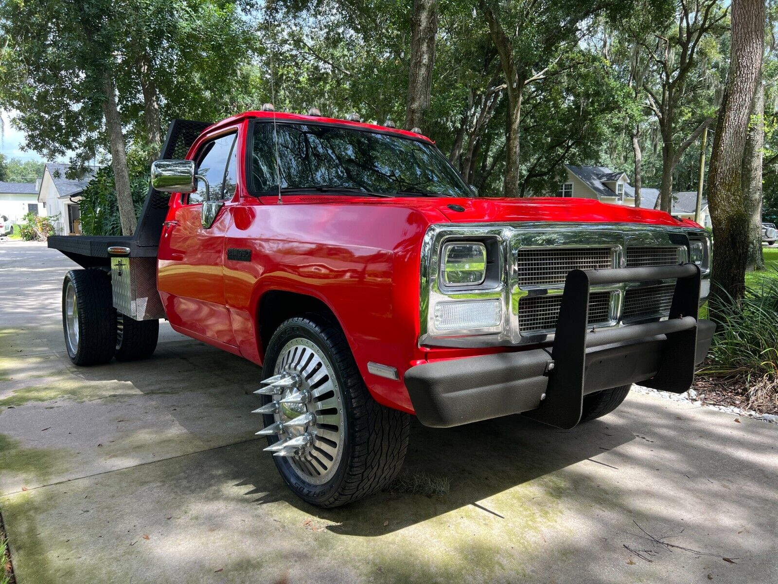 Dodge-Other-Pickups-Pickup-1991-Red-Black-8047-4