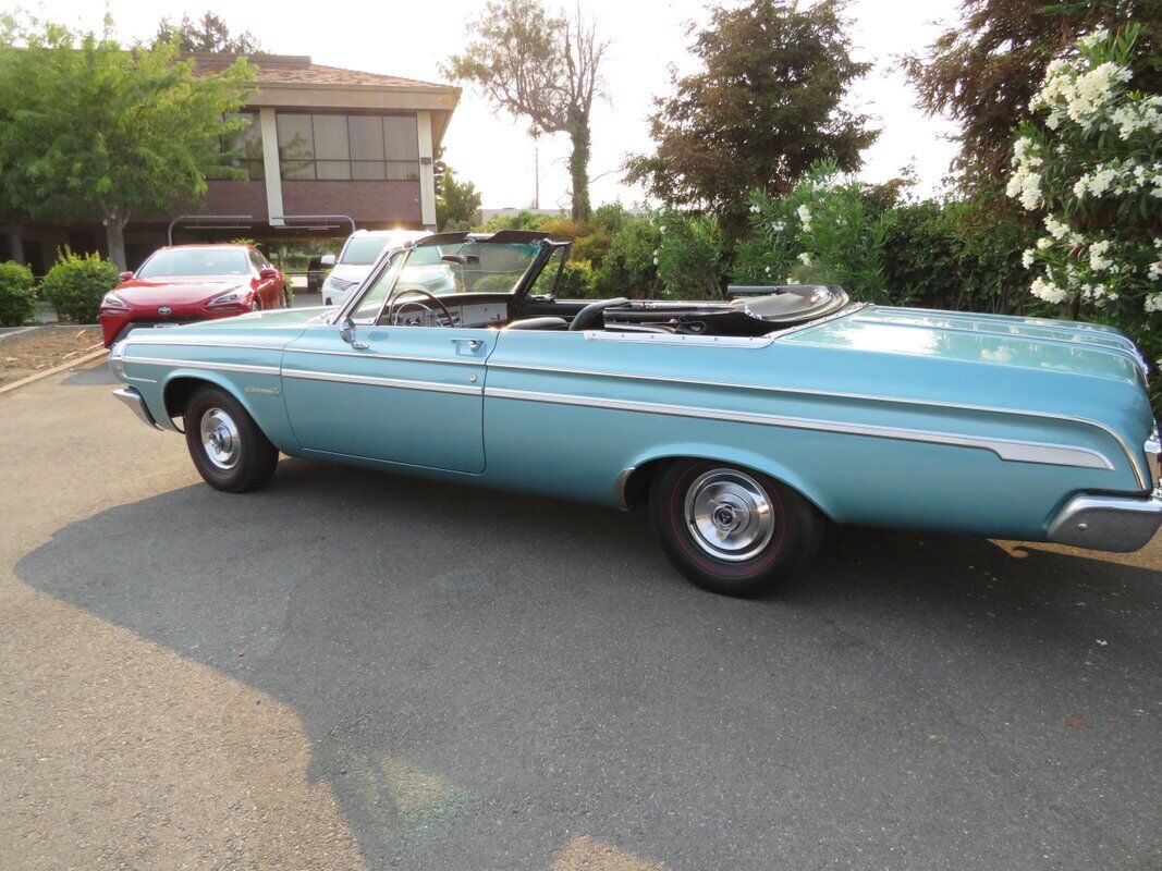 Dodge-Polara-1964-Blue-Black-64177-4