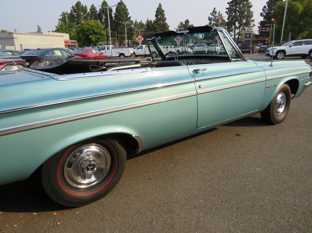 Dodge-Polara-1964-Blue-Black-64177-7