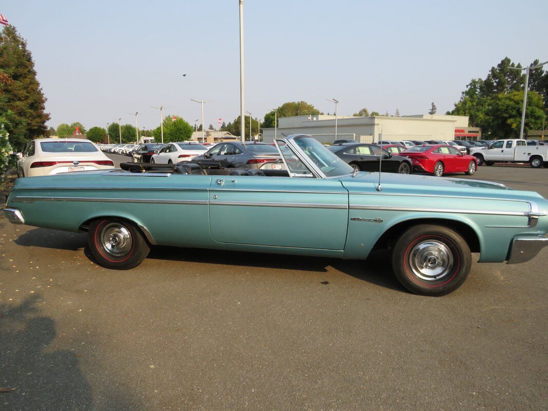 Dodge-Polara-1964-Blue-Black-64177-8