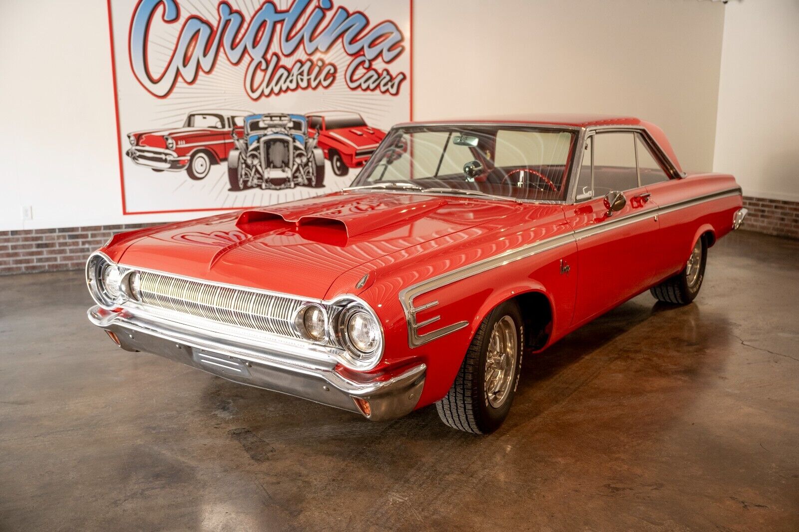 Dodge-Polara-426-WEDGE-MOPAR-Coupe-1964-Red-Red-39535-20