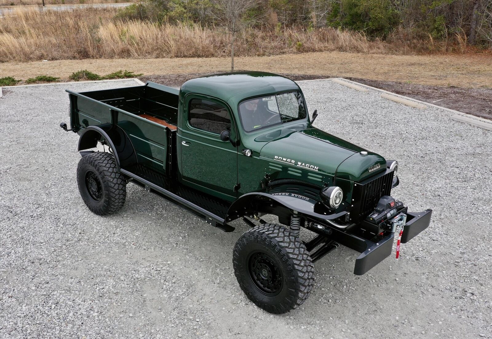 Dodge-Power-Wagon-Pickup-1946-Green-Brown-483-21