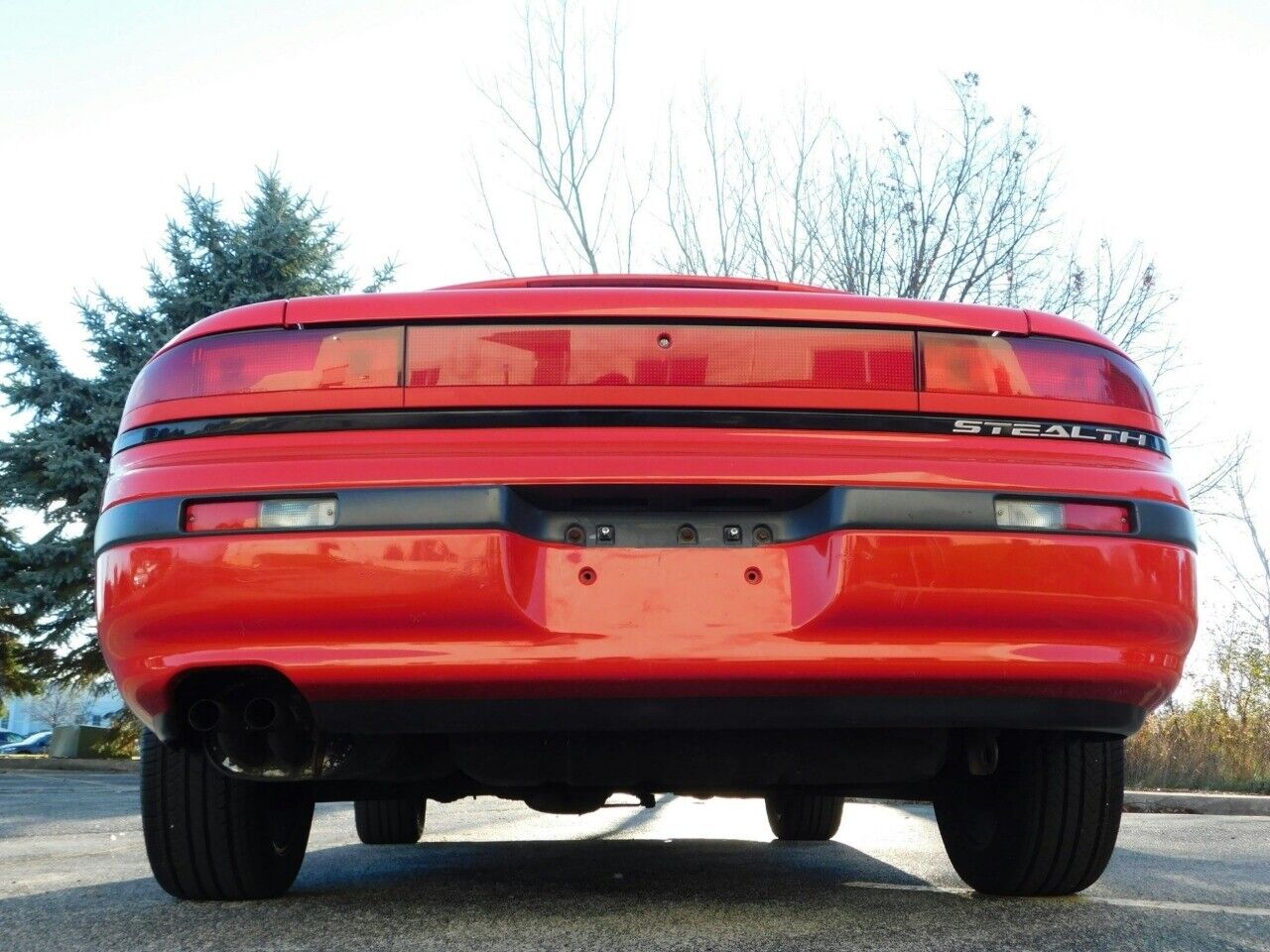 Dodge-Stealth-Coupe-1991-Red-Gray-156776-7