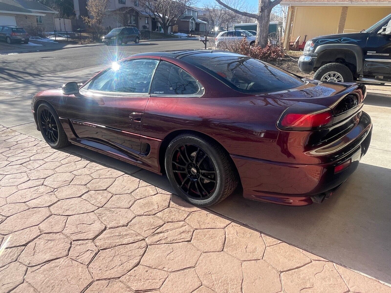 Dodge-Stealth-Coupe-1993-Burgundy-Burgundy-42952-9