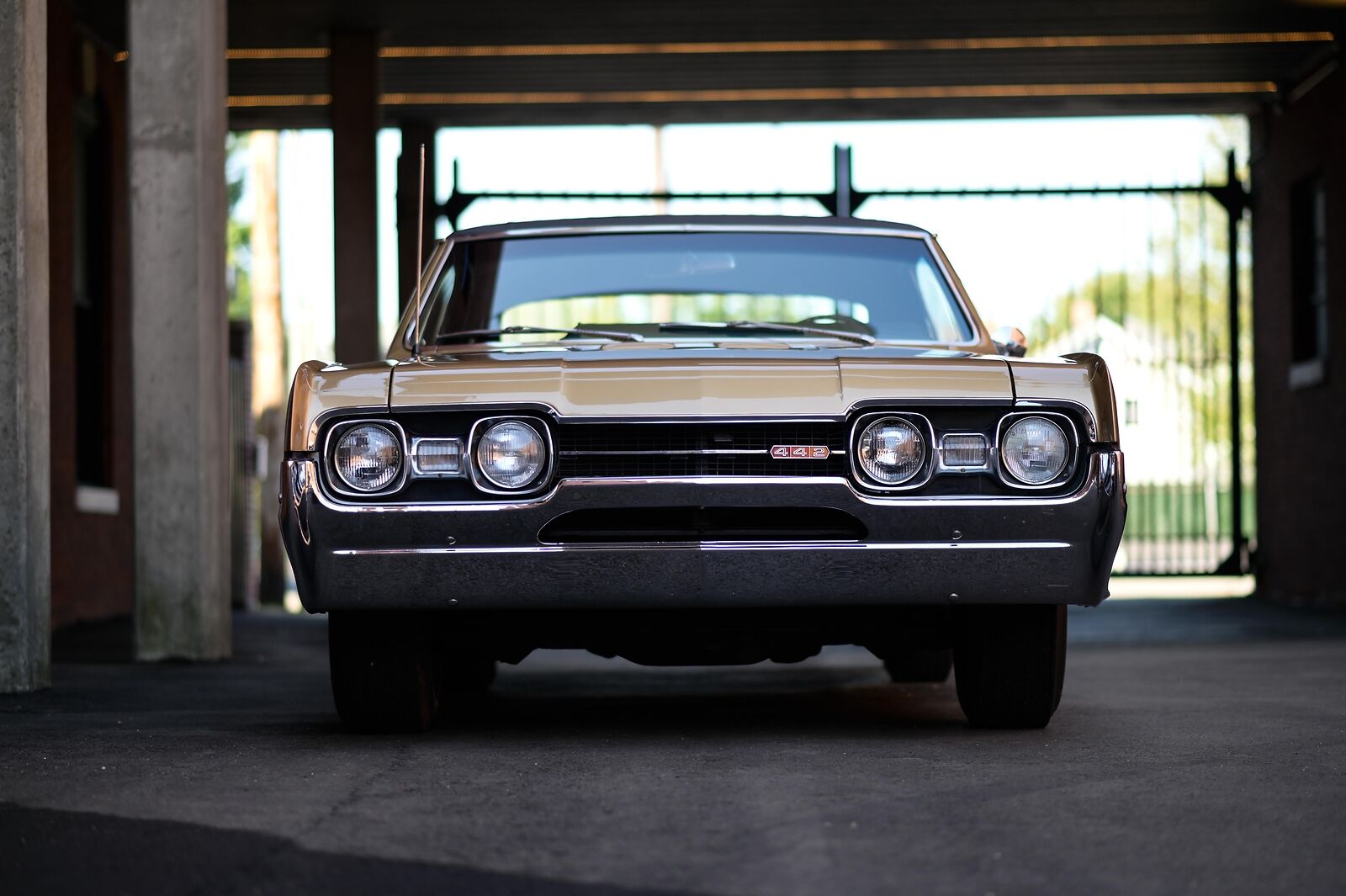 E-Z-GO-Oldsmobile-1967-Gold-Black-8998-1