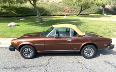 Fiat-124-Spider-Cabriolet-1981-Metallic-Brown-Tan-97689-2