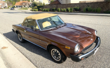 Fiat-124-Spider-Cabriolet-1981-Metallic-Brown-Tan-97689-3