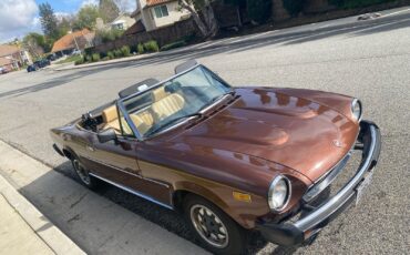 Fiat-124-Spider-Cabriolet-1981-Metallic-Brown-Tan-97689-9