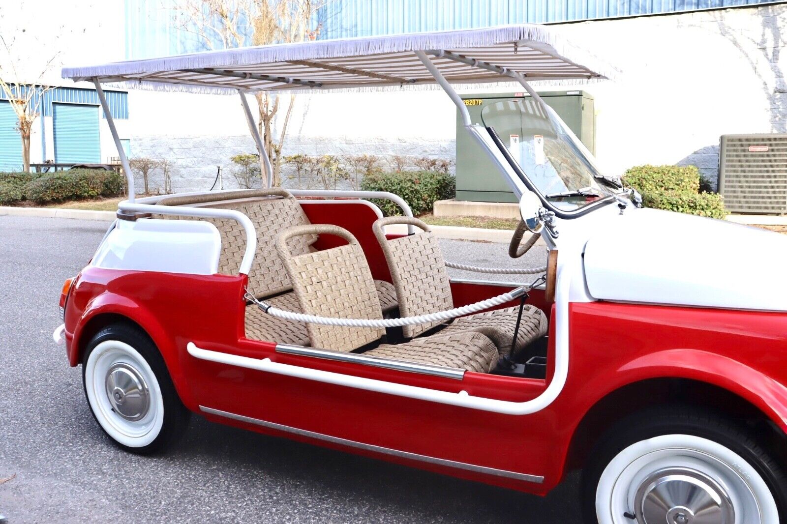 Fiat-Jolly-Cabriolet-1970-Red-Tan-13-8