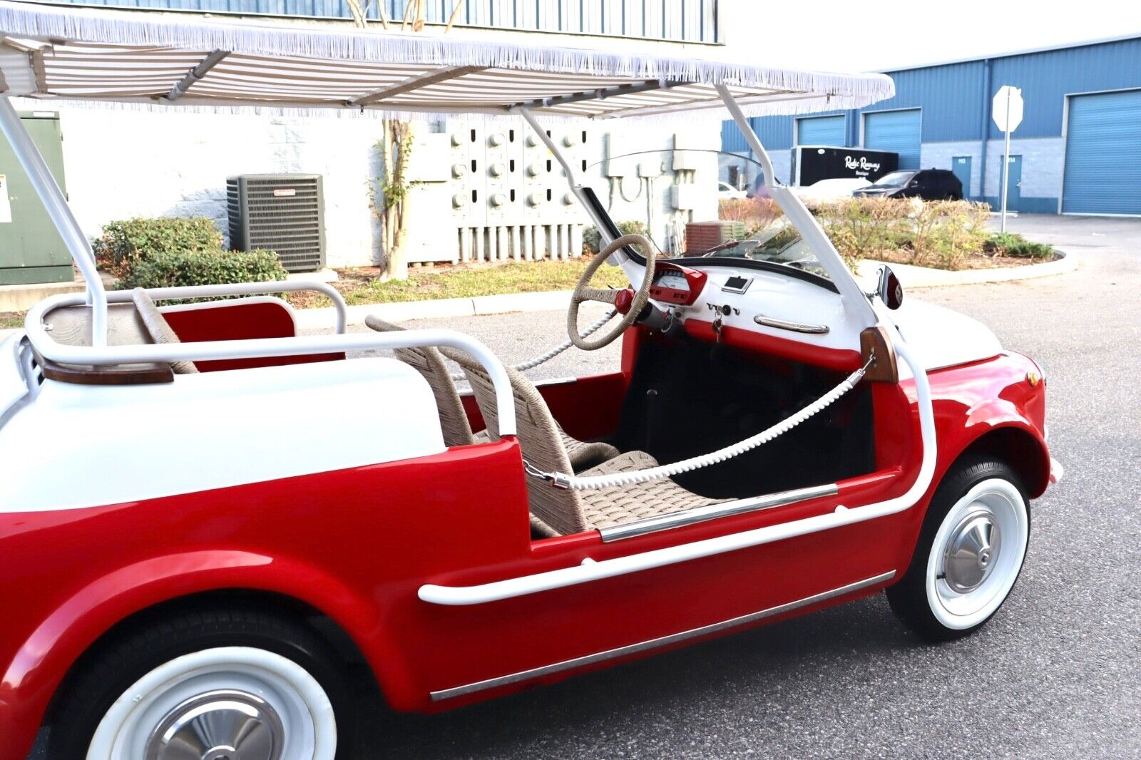 Fiat-Jolly-Cabriolet-1970-Red-Tan-13-9