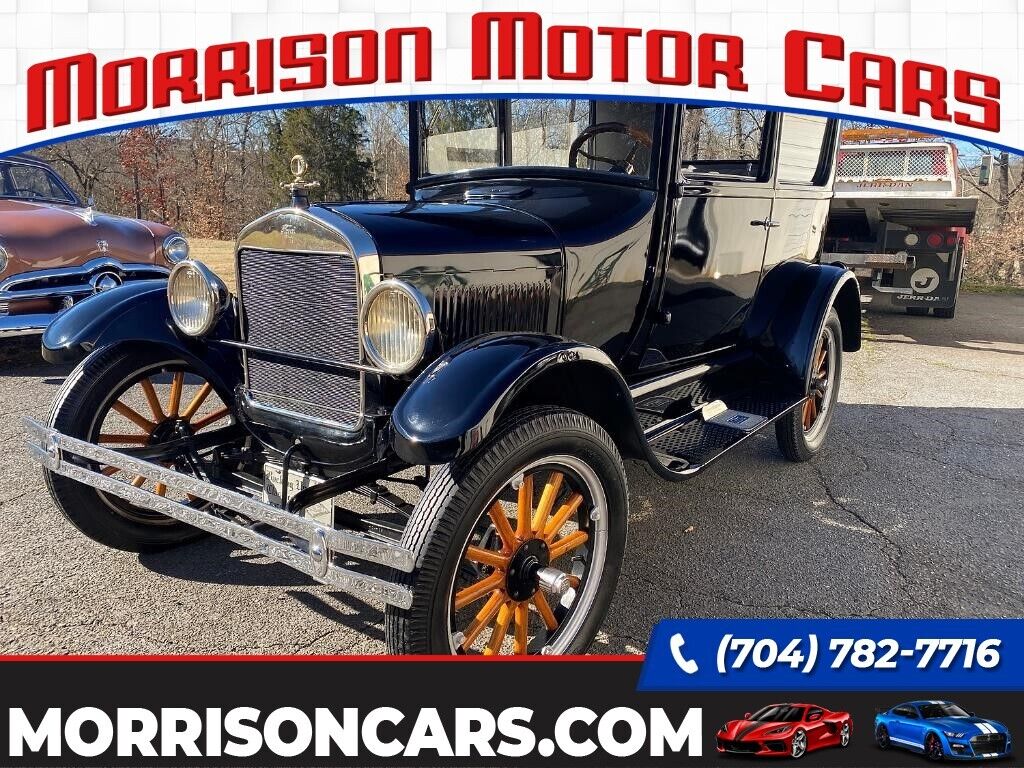 Ford-2dr-Turdor-1926-Black-Gray-0