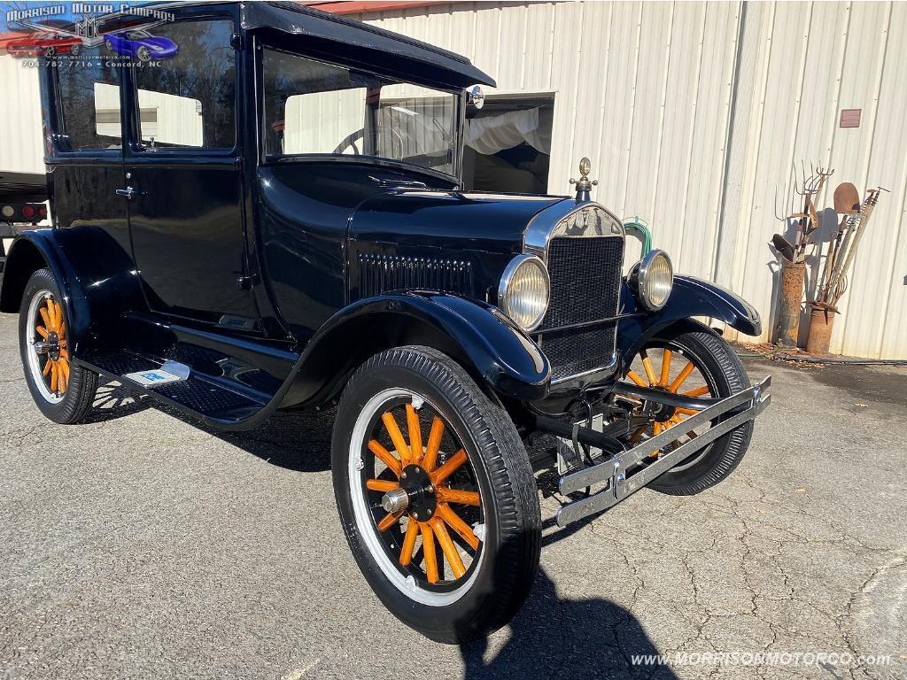 Ford-2dr-Turdor-1926-Black-Gray-0-7