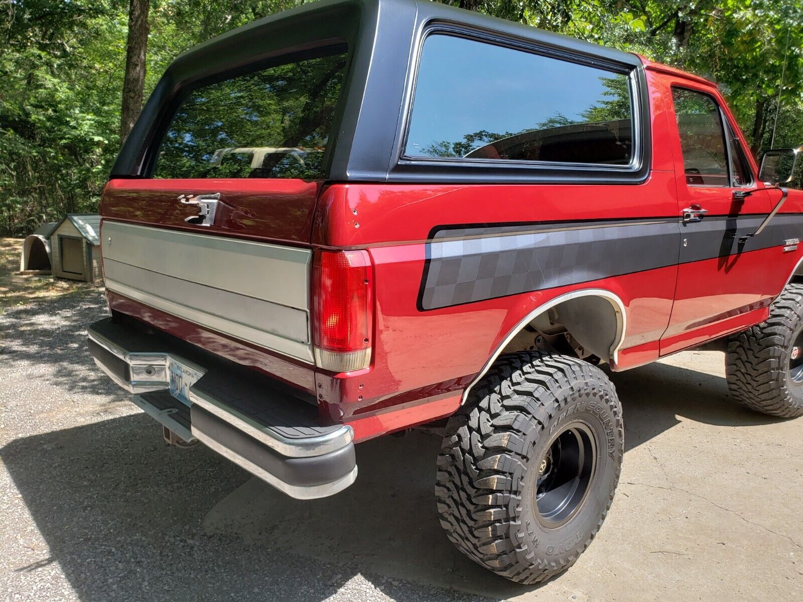 Ford-Bronco-1988-Burgundy-Red-120701-4