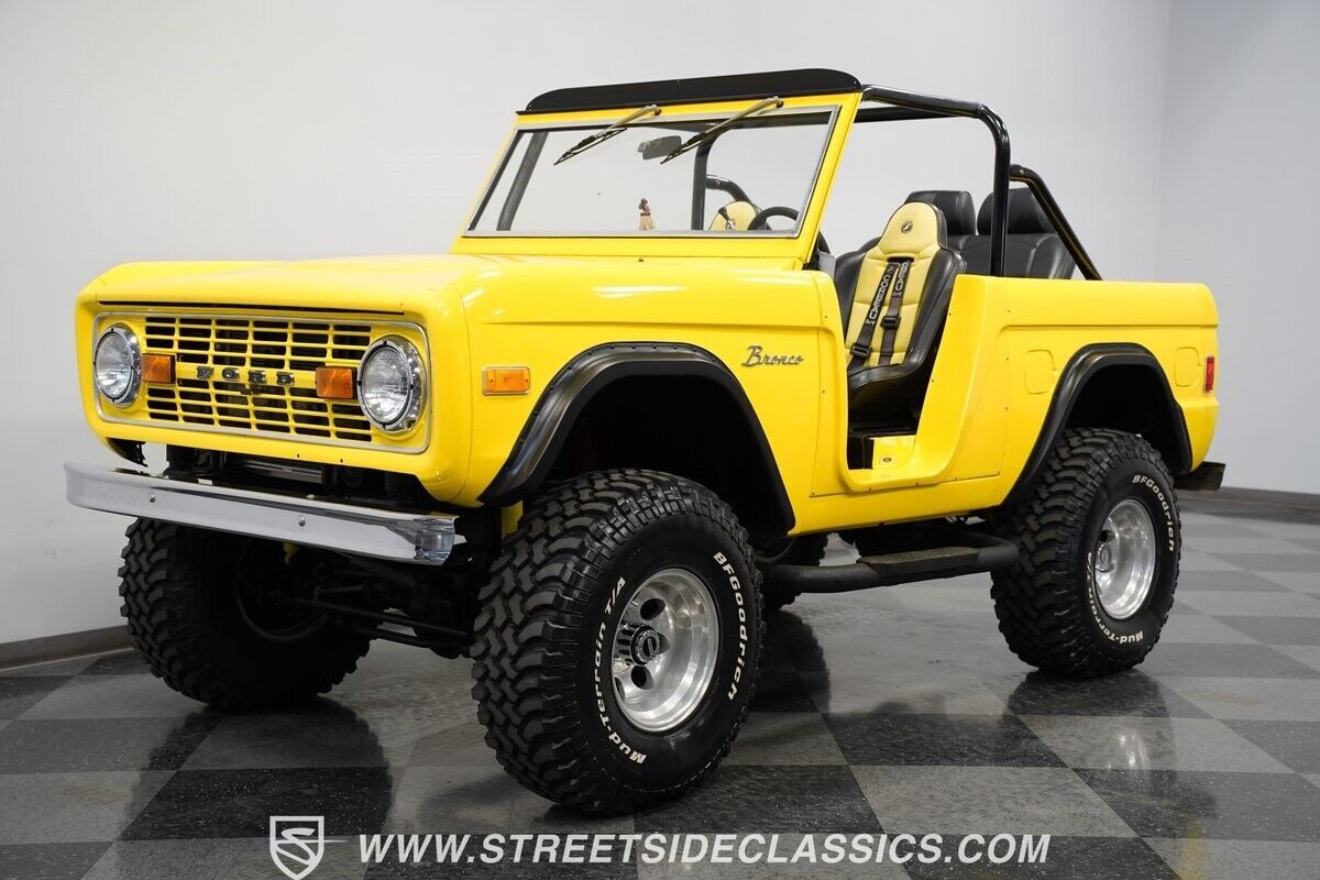 Ford-Bronco-SUV-1977-Yellow-Black-91356-5