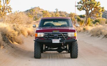 Ford-Bronco-SUV-1991-Burgundy-Red-and-Gray-152099-2