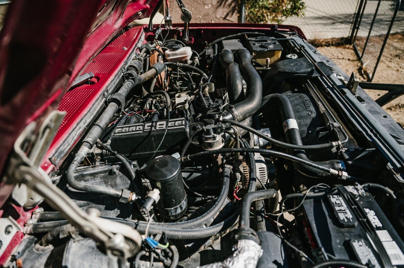 Ford-Bronco-SUV-1991-Burgundy-Red-and-Gray-152099-36