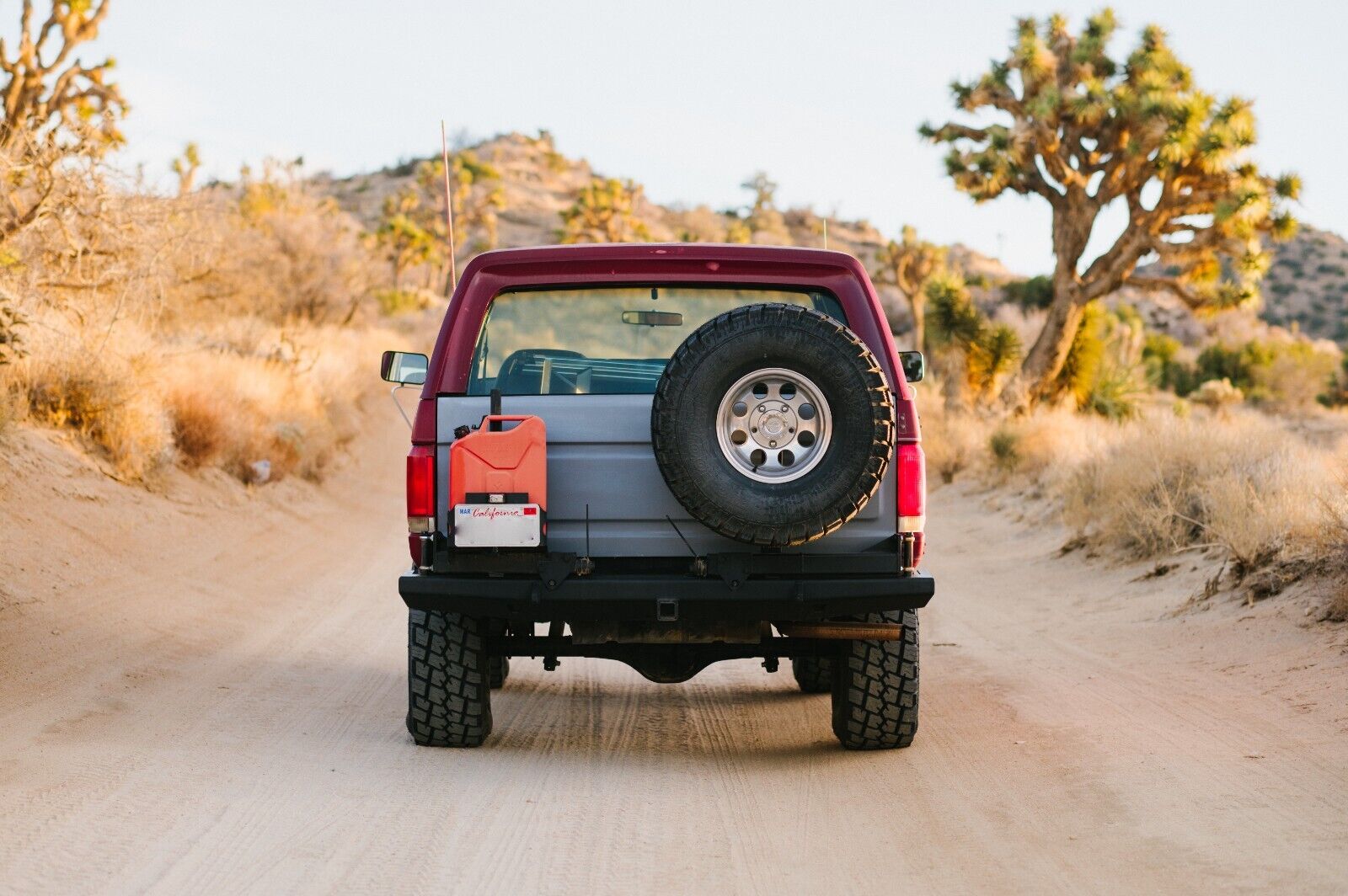 Ford-Bronco-SUV-1991-Burgundy-Red-and-Gray-152099-5