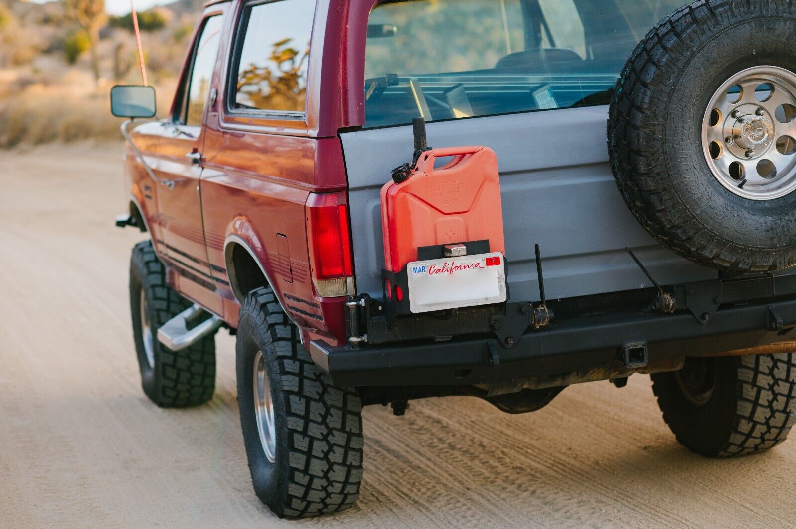 Ford-Bronco-SUV-1991-Burgundy-Red-and-Gray-152099-6