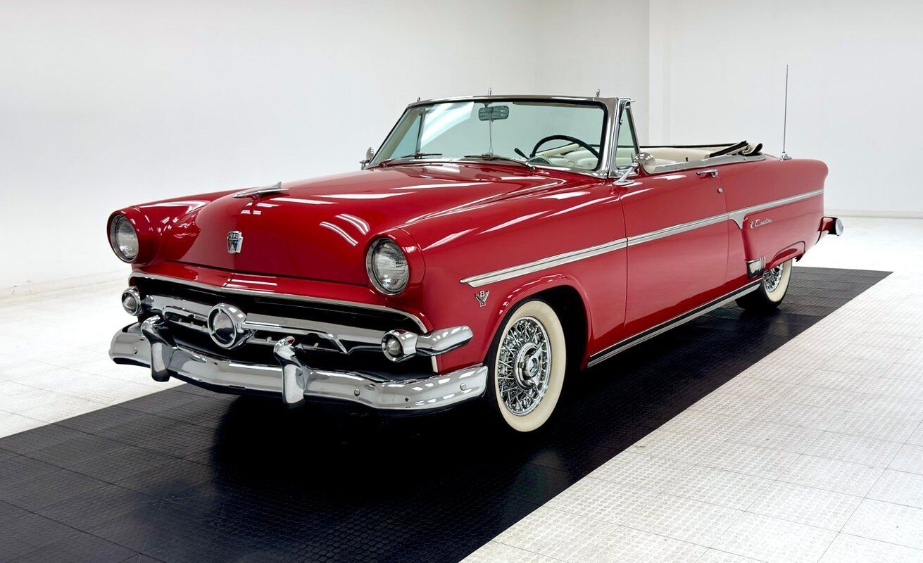 Ford-Crestline-Cabriolet-1954-Red-Red-56195-1