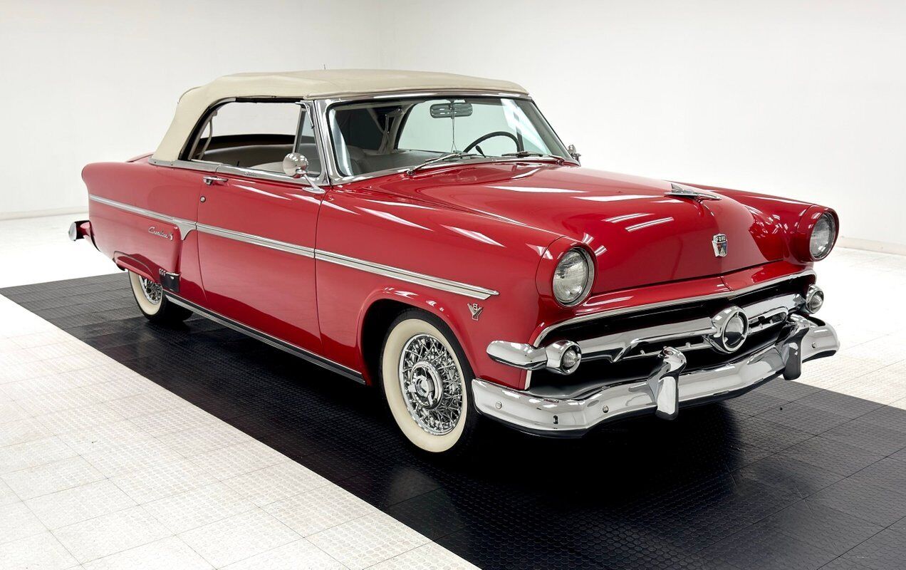 Ford-Crestline-Cabriolet-1954-Red-Red-56195-9