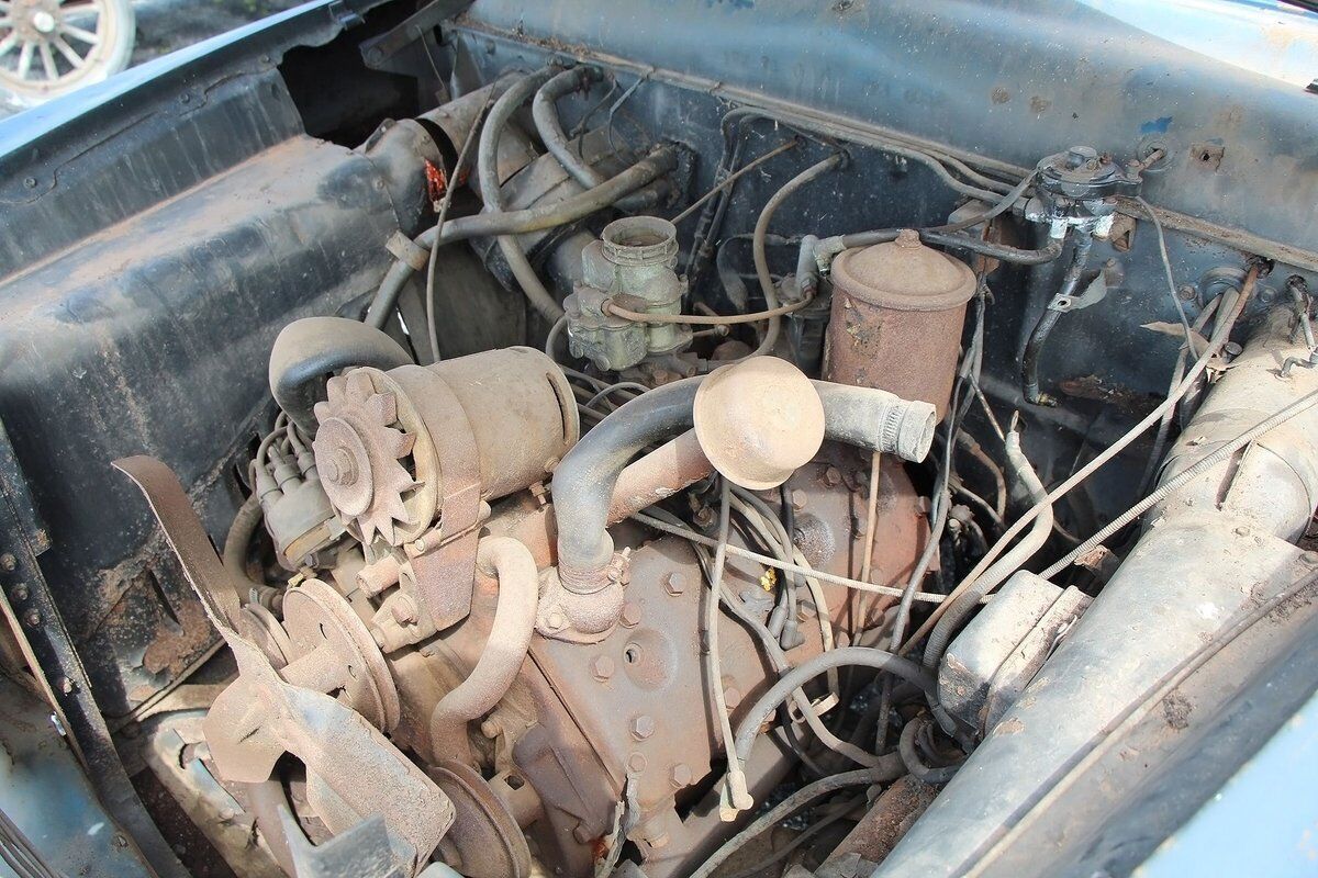 Ford-Custom-Cabriolet-1950-Blue-Tan-0-7