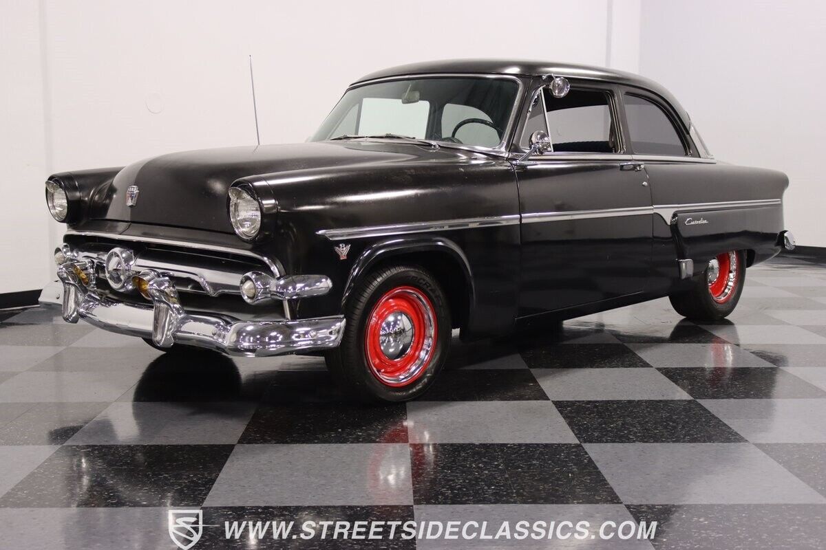 Ford-Customline-Coupe-1954-Black-Blue-82390-5