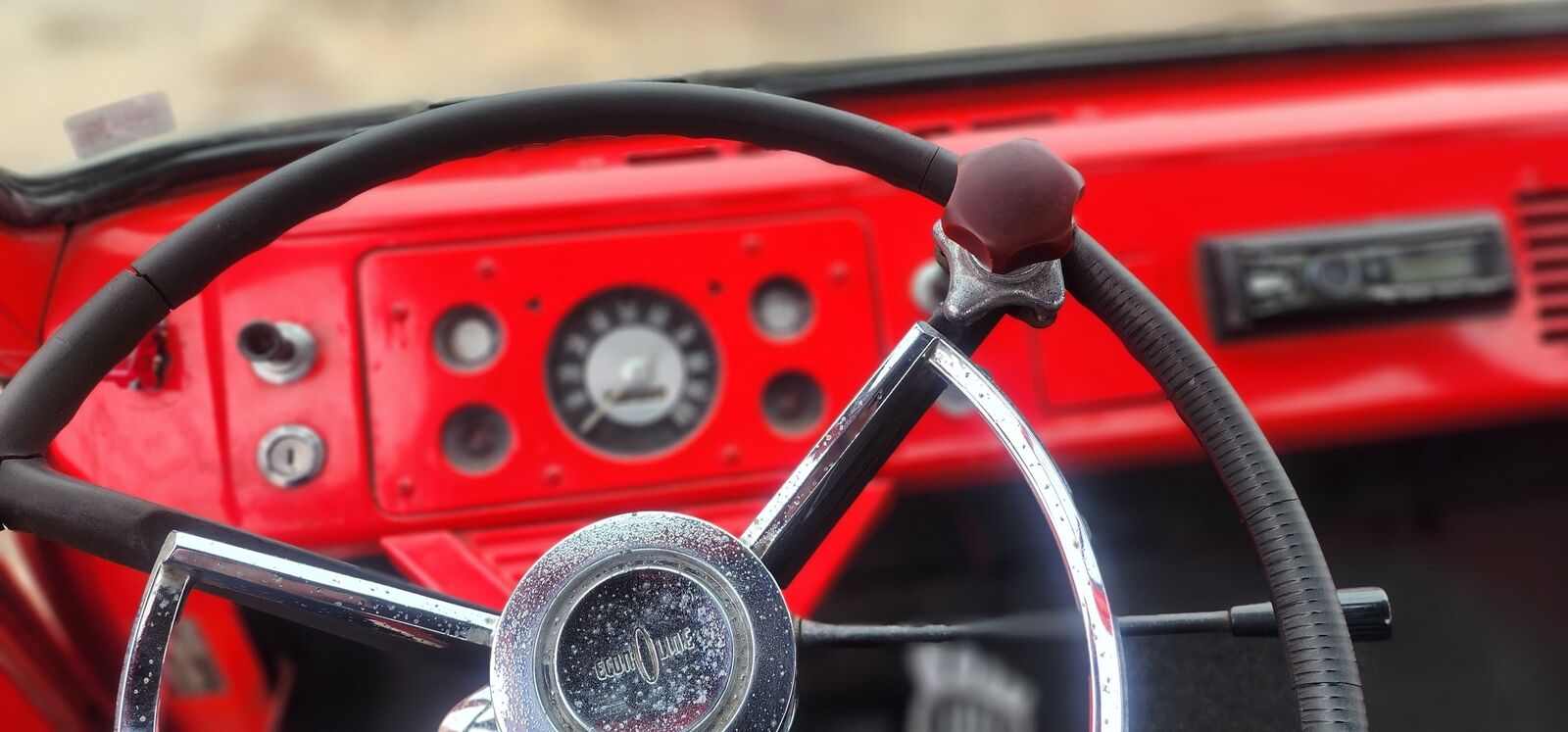 Ford-E-Series-Van-Pickup-1961-Red-Red-99999-8