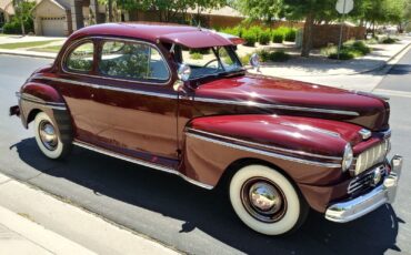 Ford-Eight-Coupe-1946-Burgundy-Gray-140013-5