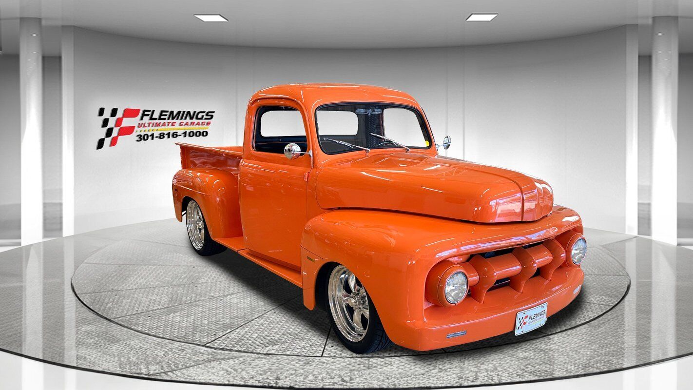 Ford-F-100-Pickup-1951-Orange-0-9