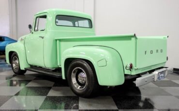 Ford-F-100-Pickup-1956-Green-Gray-21-8