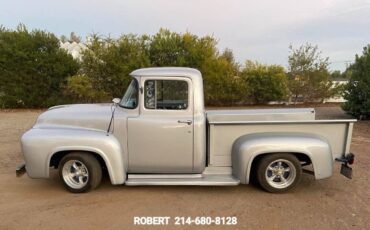 Ford-F-100-Pickup-1956-Silver-Burgundy-2897-2