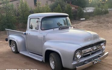 Ford-F-100-Pickup-1956-Silver-Burgundy-2897-3