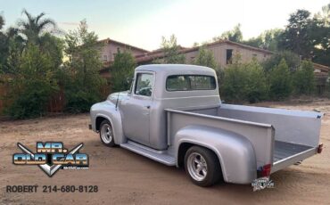 Ford-F-100-Pickup-1956-Silver-Burgundy-2897-5