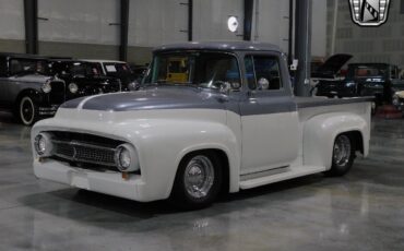 Ford-F-100-Pickup-1956-Silver-Gray-0-2