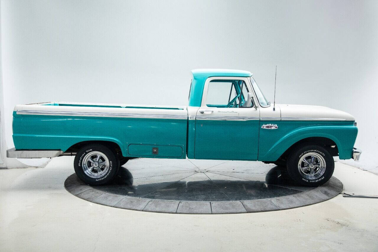 Ford-F-100-Pickup-1965-Turquoise-Black-74273-1