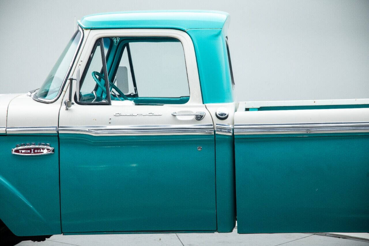 Ford-F-100-Pickup-1965-Turquoise-Black-74273-11