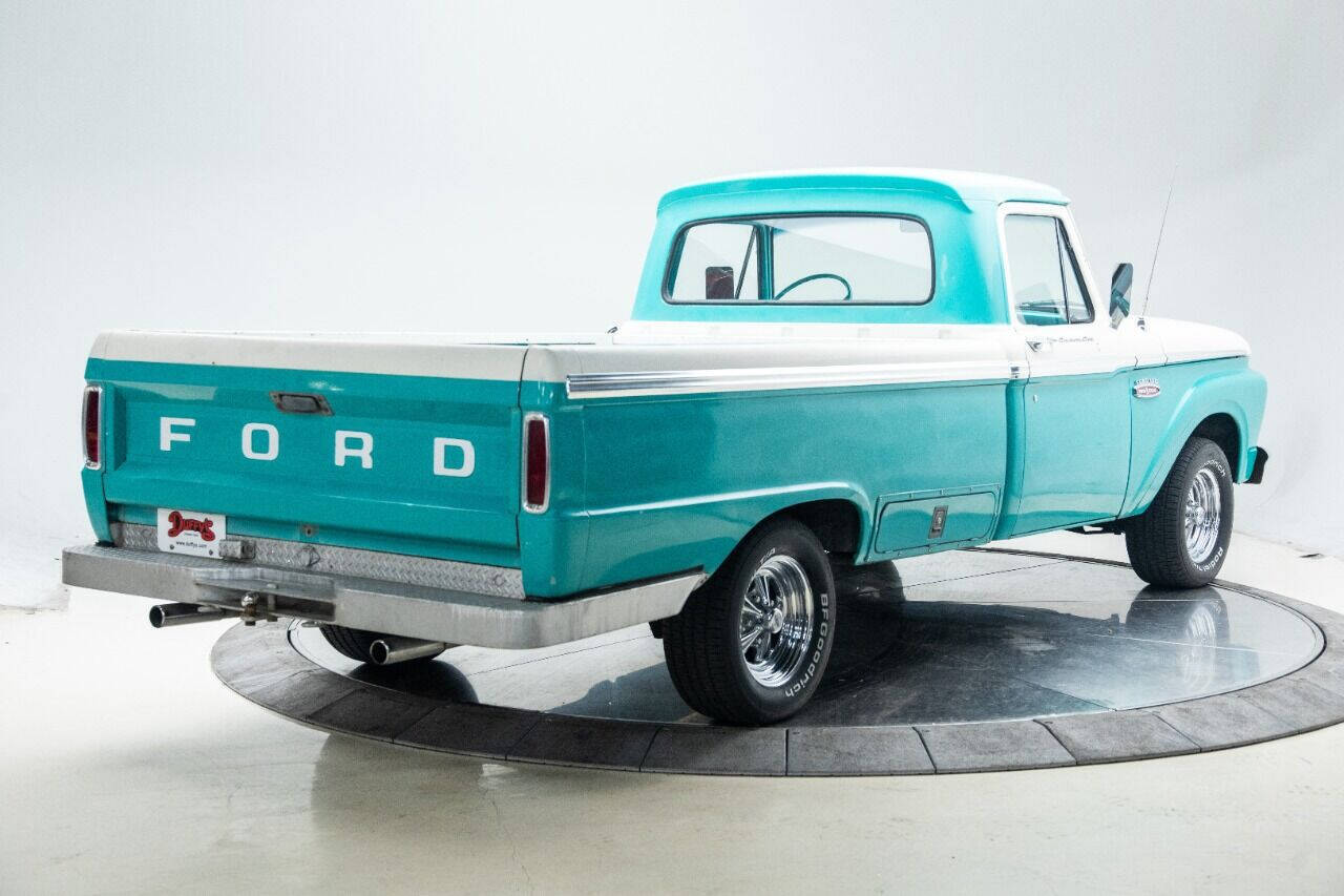 Ford-F-100-Pickup-1965-Turquoise-Black-74273-5