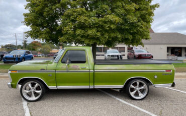 Ford-F-100-Pickup-1974-Green-Black-102275-2