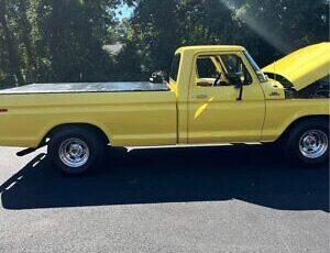 Ford-F-100-Pickup-1979-Yellow-Brown-148328-3