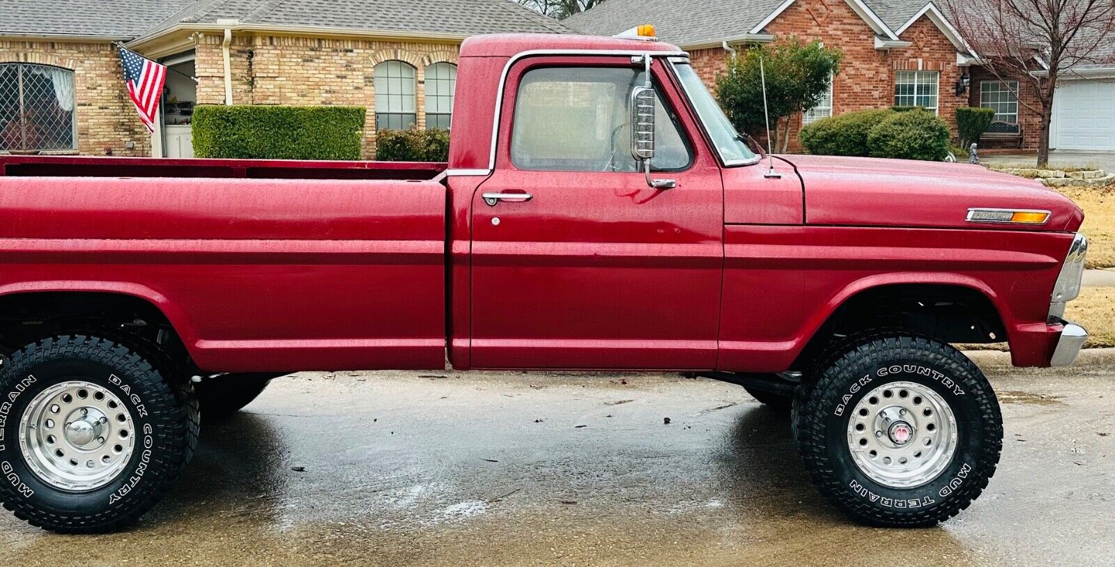 Ford-F-250-1970-Burgundy-Burgundy-20921-2