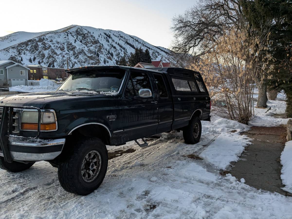 Ford-F-250-diesel-1995-green-465099-2